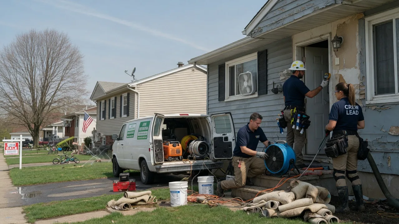 Flood Cleanup in Glenolden, PA near me
